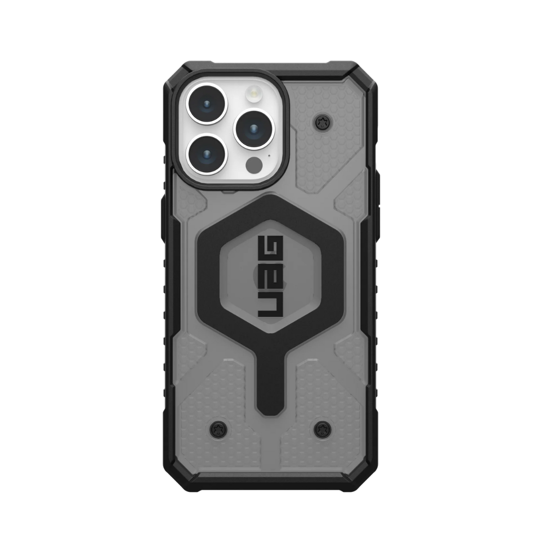 Hoesje iPhone Magsafe Pathfinder Transparant UAG Voor pentru iPhone 15 Pro Ash - SAINT CLARE