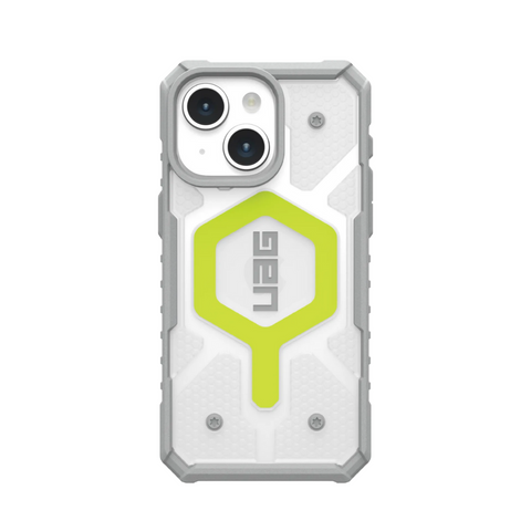 Hoesje iPhone Magsafe Pathfinder Transparant UAG Voor pentru iPhone 13 Active Neon - SAINT CLARE