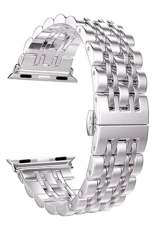Horlogeband Apple Watch Staal Melanthe Silver - SAINT CLARE