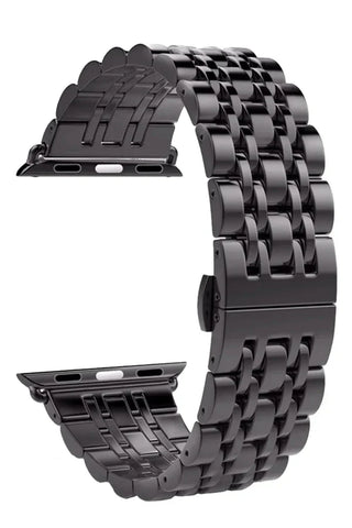 Horlogeband Apple Watch Staal Melanthe Black - SAINT CLARE