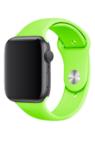Horlogeband Apple Watch Siliconen Clasic Neon Green - SAINT CLARE