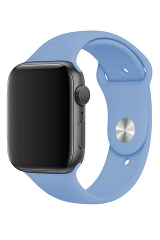 Horlogeband Apple Watch Siliconen Clasic Retro Blue - SAINT CLARE