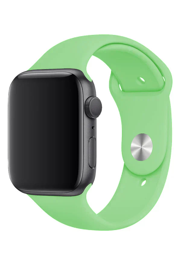 Horlogeband Apple Watch Siliconen Clasic Stone Green - SAINT CLARE