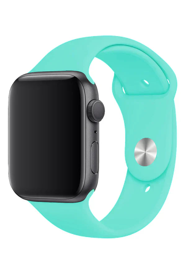 Horlogeband Apple Watch Siliconen Clasic Turquoise - SAINT CLARE
