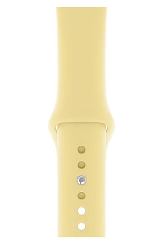 Horlogeband Apple Watch Siliconen Clasic Pale Yellow - SAINT CLARE
