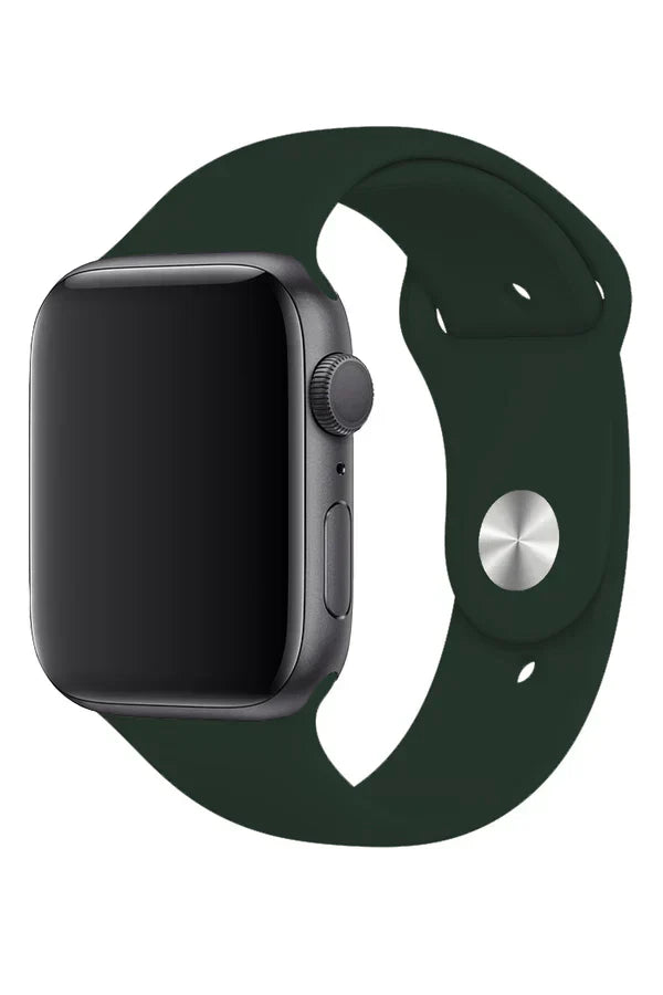 Horlogeband Apple Watch Siliconen Clasic Dark Green - SAINT CLARE
