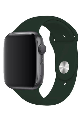 Horlogeband Apple Watch Siliconen Clasic Dark Green - SAINT CLARE