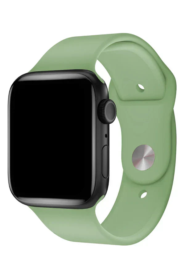 Horlogeband Apple Watch Siliconen Clasic Moss Green - SAINT CLARE