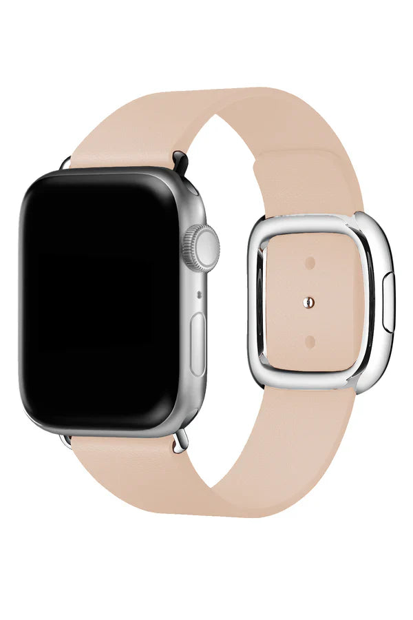 Horlogeband Apple Watch Leer Harmony Cream - SAINT CLARE
