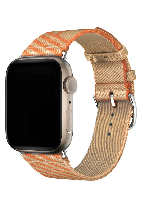 Horlogeband Apple Watch Nylon Monarch Dottyback - SAINT CLARE